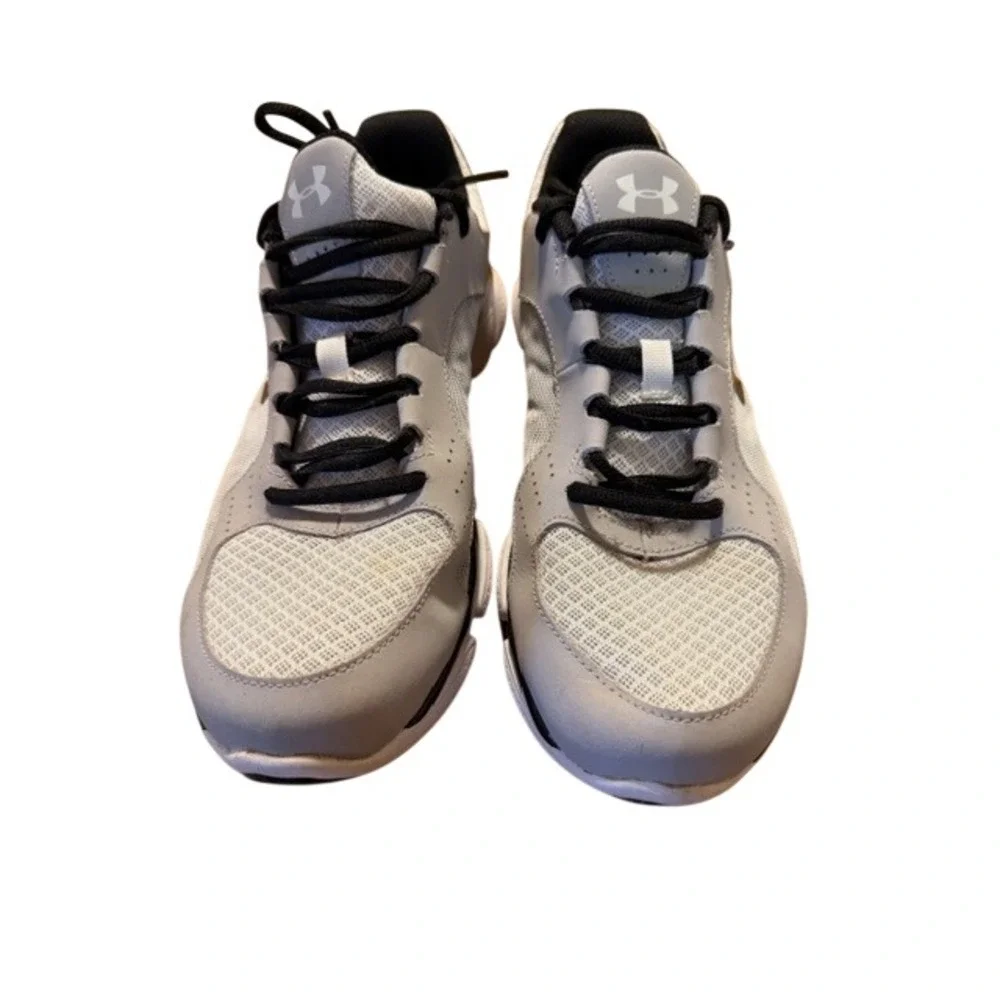 Under Armour Micro G Mens Gray White Training Shoes Sneakers Size‎ 9